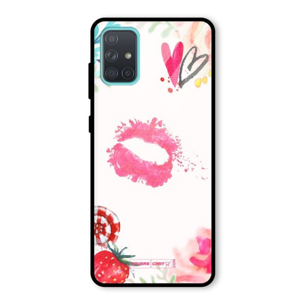 Chirpy Glass Back Case for Galaxy A71
