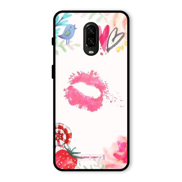 Chirpy Glass Back Case for OnePlus 6T