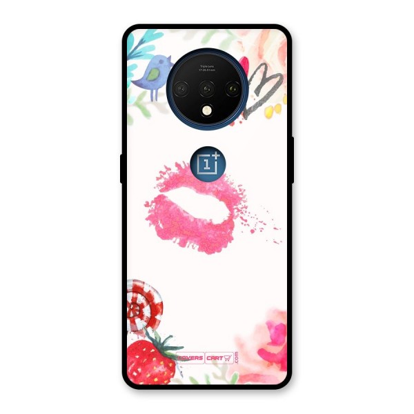 Chirpy Glass Back Case for OnePlus 7T