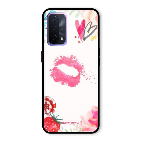 Chirpy Glass Back Case for Oppo A74 5G