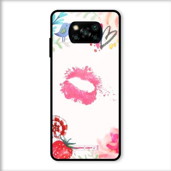 Chirpy Glass Back Case for Poco X3