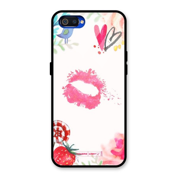 Chirpy Glass Back Case for Realme C2