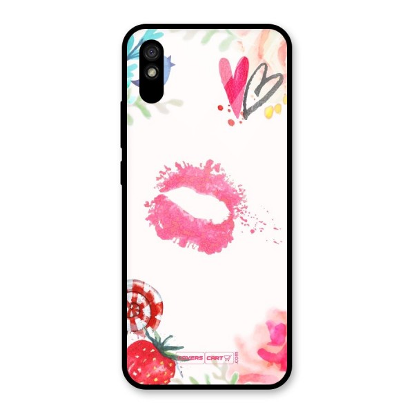 Chirpy Glass Back Case for Redmi 9A