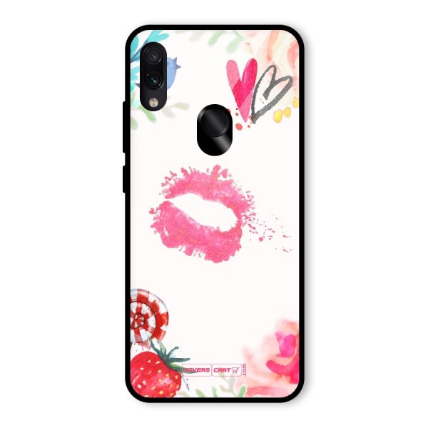 Chirpy Glass Back Case for Redmi Note 7