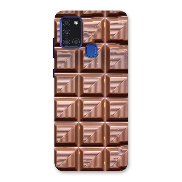 Chocolate Tiles Back Case for Galaxy A21s