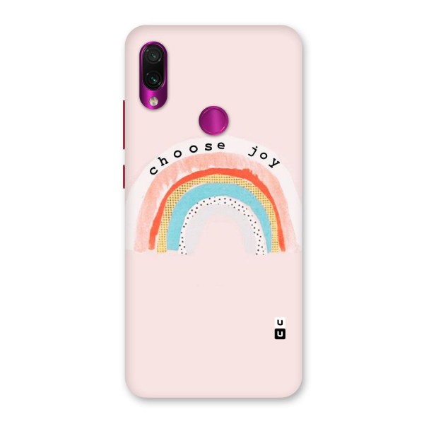 Choose Joy Back Case for Redmi Note 7 Pro