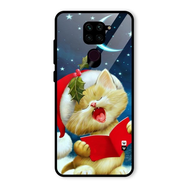 Christmas Cat Glass Back Case for Redmi Note 9