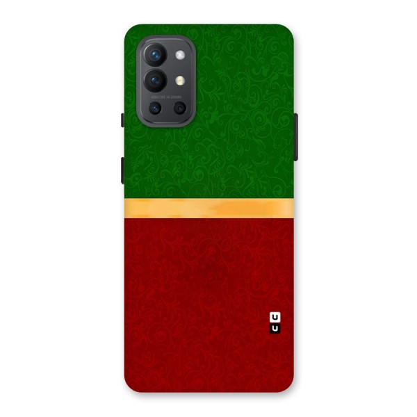Christmas Colors Stripe Back Case for OnePlus 9R