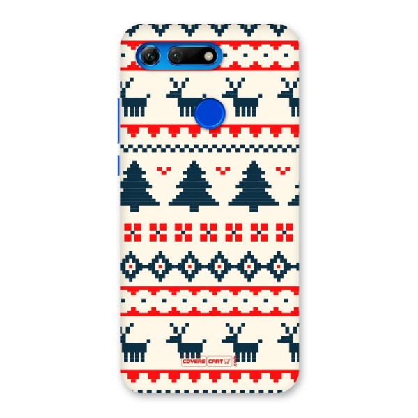Christmas Design Pattern Back Case for Honor View 20