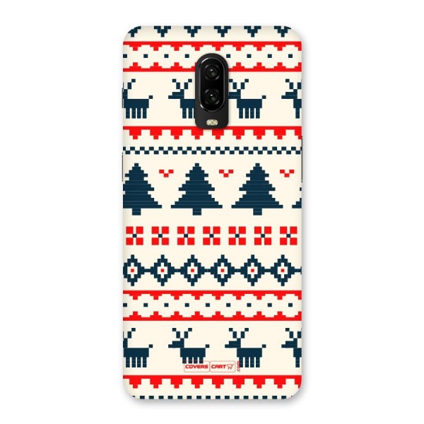 Christmas Design Pattern Back Case for OnePlus 6T