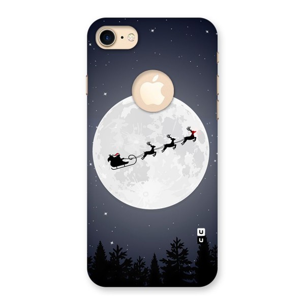 Christmas Nightsky Back Case for iPhone 7 Logo Cut