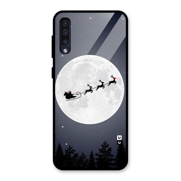 Christmas Nightsky Glass Back Case for Galaxy A30s