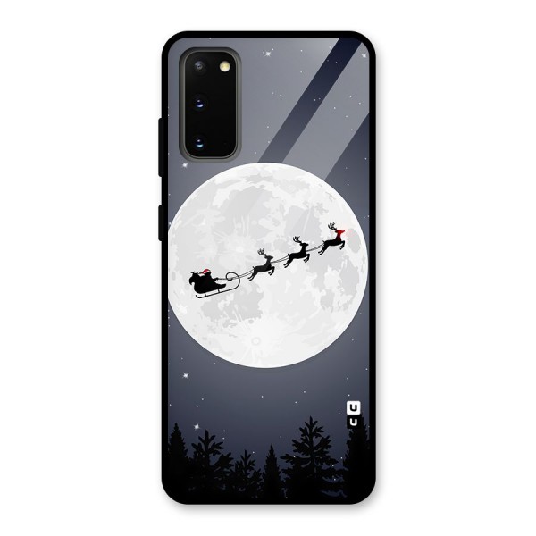 Christmas Nightsky Glass Back Case for Galaxy S20