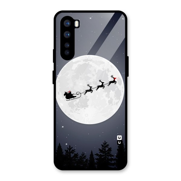 Christmas Nightsky Glass Back Case for OnePlus Nord