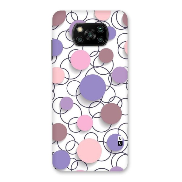 Circles And More Back Case for Poco X3