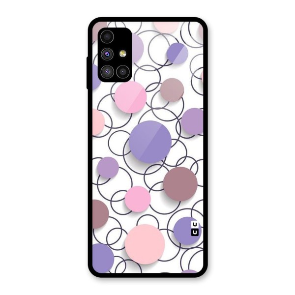 Circles And More Glass Back Case for Galaxy M51