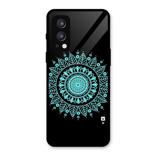 Circles Pattern Art Glass Back Case for OnePlus Nord 2 5G