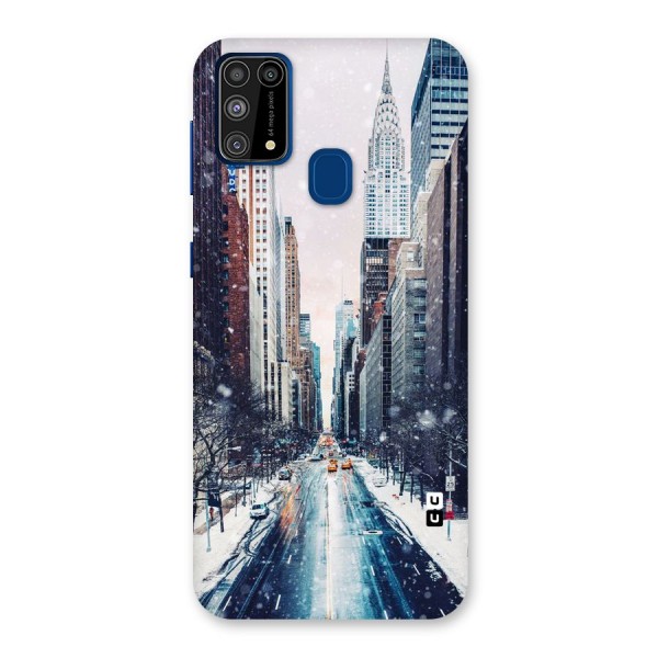 City Snow Back Case for Galaxy M31