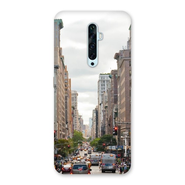 City Street View Back Case for Oppo Reno2 F