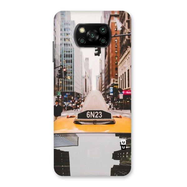 City Taxi Back Case for Poco X3