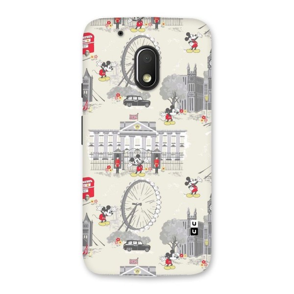 City Tour Pattern Back Case for Moto G4 Play