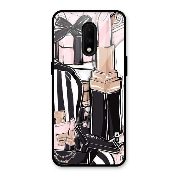 Class Girl Design Glass Back Case for OnePlus 7