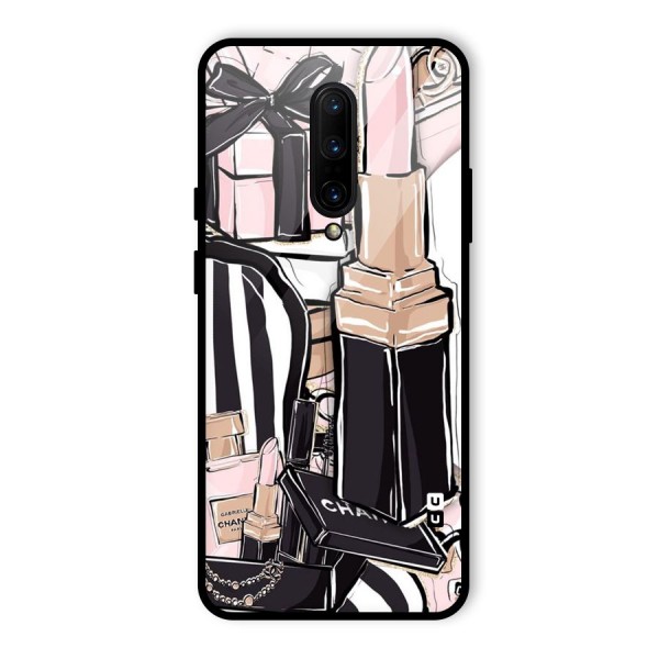 Class Girl Design Glass Back Case for OnePlus 7 Pro