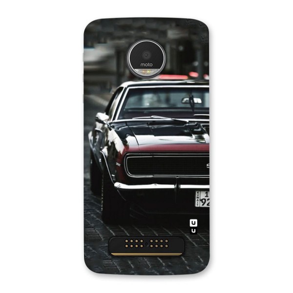 Class Vintage Car Back Case for Moto Z Play