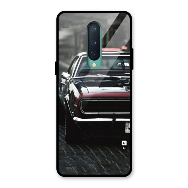 Class Vintage Car Glass Back Case for OnePlus 8