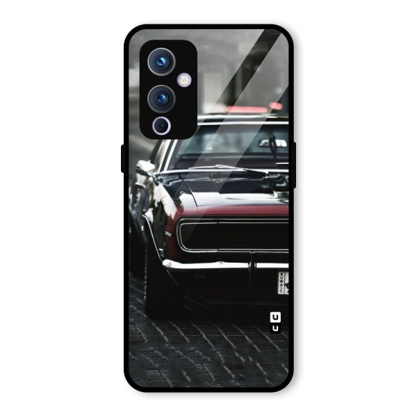 Class Vintage Car Glass Back Case for OnePlus 9