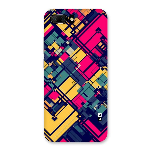 Classic Abstract Coloured Back Case for Honor 10