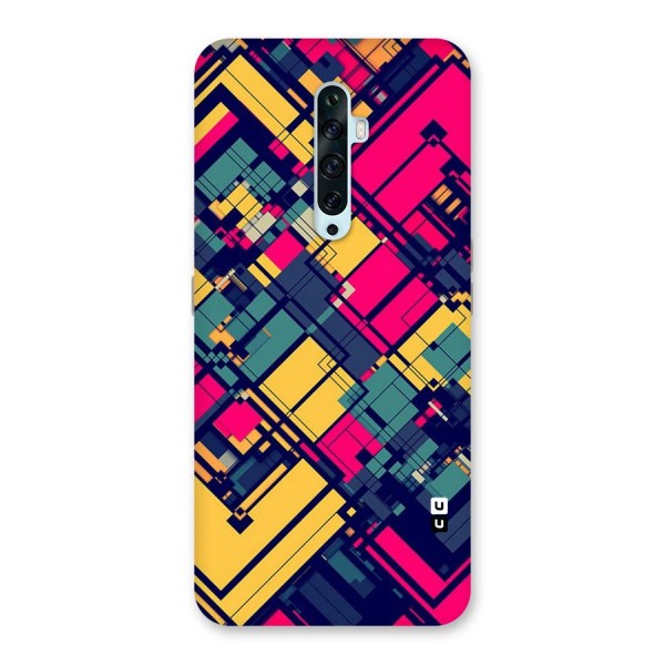 Classic Abstract Coloured Back Case for Oppo Reno2 F