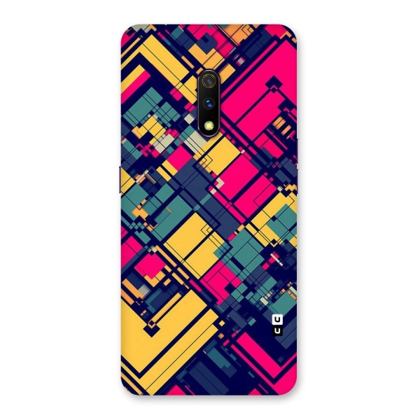 Classic Abstract Coloured Back Case for Realme X