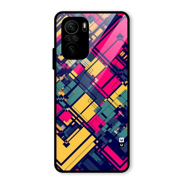 Classic Abstract Coloured Glass Back Case for Mi 11X Pro