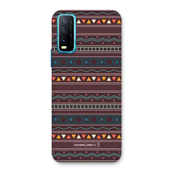 Classic Aztec Pattern Back Case for Vivo Y20A