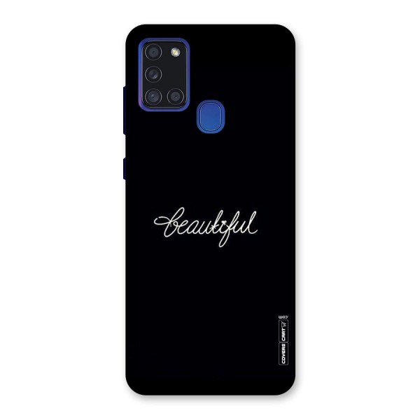 Classic Beautiful Back Case for Galaxy A21s