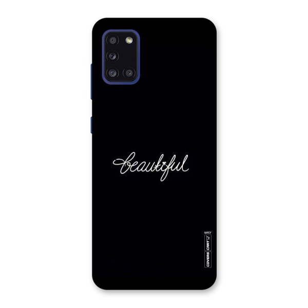 Classic Beautiful Back Case for Galaxy A31