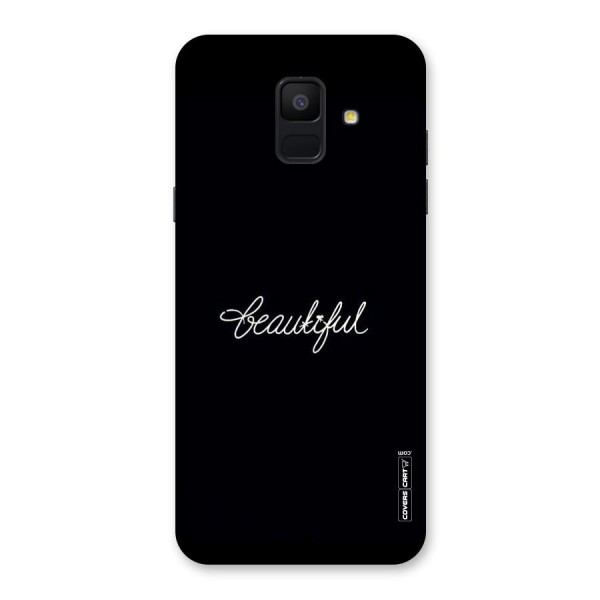 Classic Beautiful Back Case for Galaxy A6 (2018)