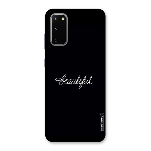 Classic Beautiful Back Case for Galaxy S20