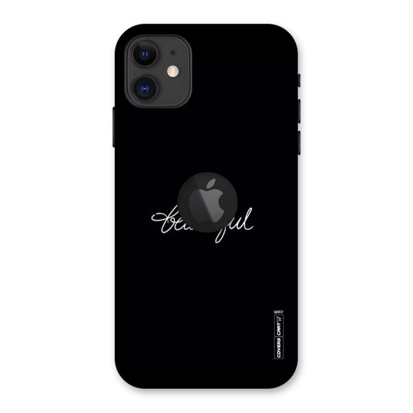 Classic Beautiful Back Case for iPhone 11 Logo Cut