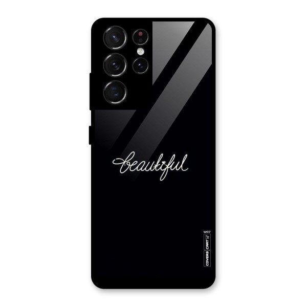 Classic Beautiful Glass Back Case for Galaxy S21 Ultra 5G