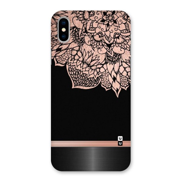 Classic Black Sleak Design Back Case for iPhone XS