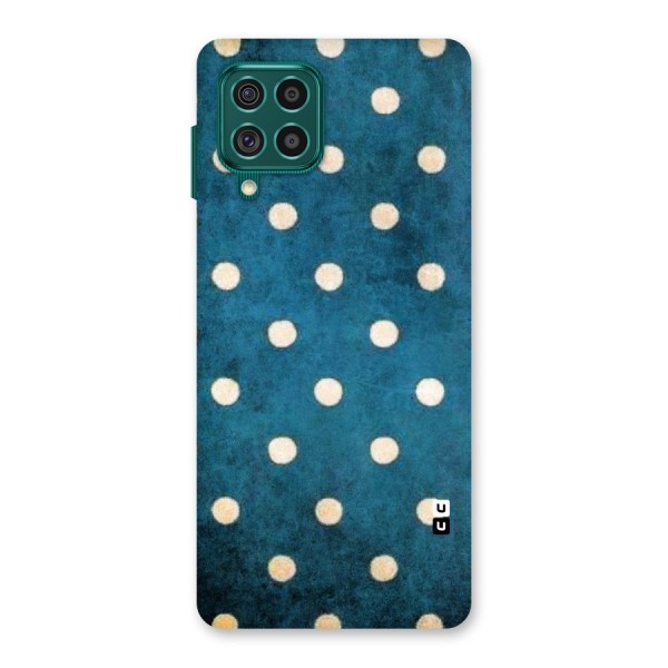 Classic Blue Polka Back Case for Galaxy F62