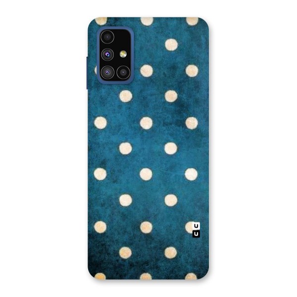 Classic Blue Polka Back Case for Galaxy M51