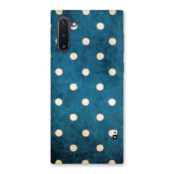 Classic Blue Polka Back Case for Galaxy Note 10
