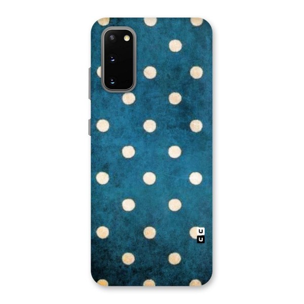 Classic Blue Polka Back Case for Galaxy S20