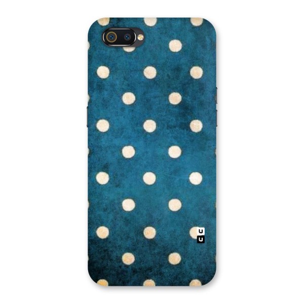 Classic Blue Polka Back Case for Realme C2