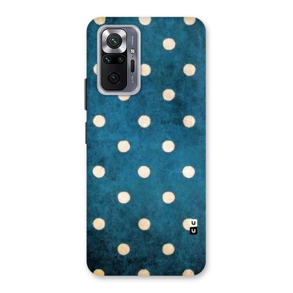 Classic Blue Polka Back Case for Redmi Note 10 Pro