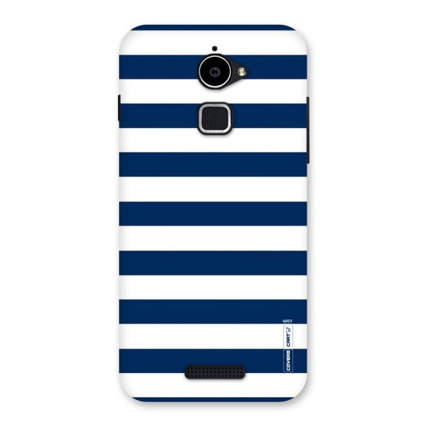Classic Blue White Stripes Back Case for Coolpad Note 3 Lite