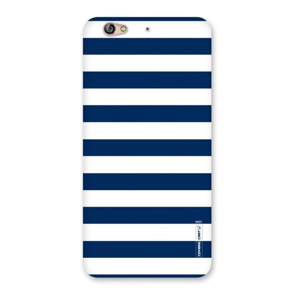 Classic Blue White Stripes Back Case for Gionee S6